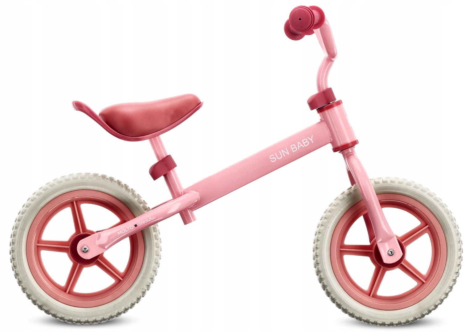 Rowerek biegowy 12 cali dla dzieci 2 lat 3 lat Lekki 2,5 kg Molto Strada