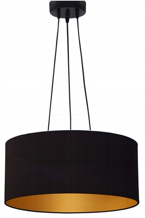 ŻYRANDOL LAMPA WISZĄCA SUFITOWA PLAFON LED E27 ABAŻUR 60cm SALON SYPIALNIA