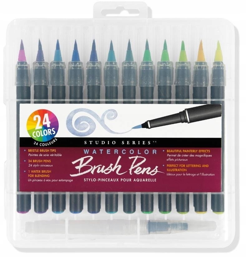 Fixy štětcové 24ks