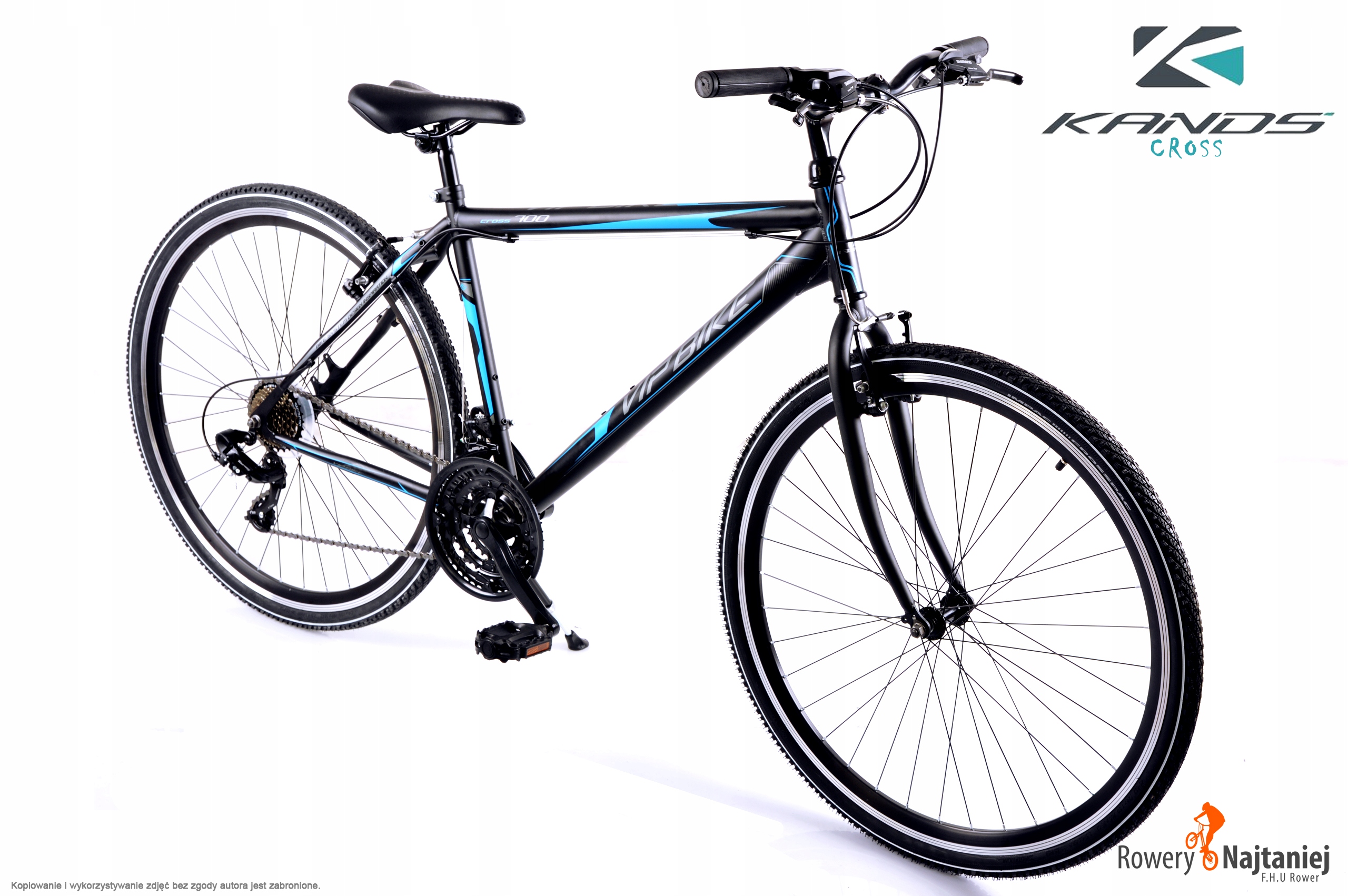 ROWER MĘSKI VIP BIKE CROSS 700 SZT M19 czar-nieb Marka Kands