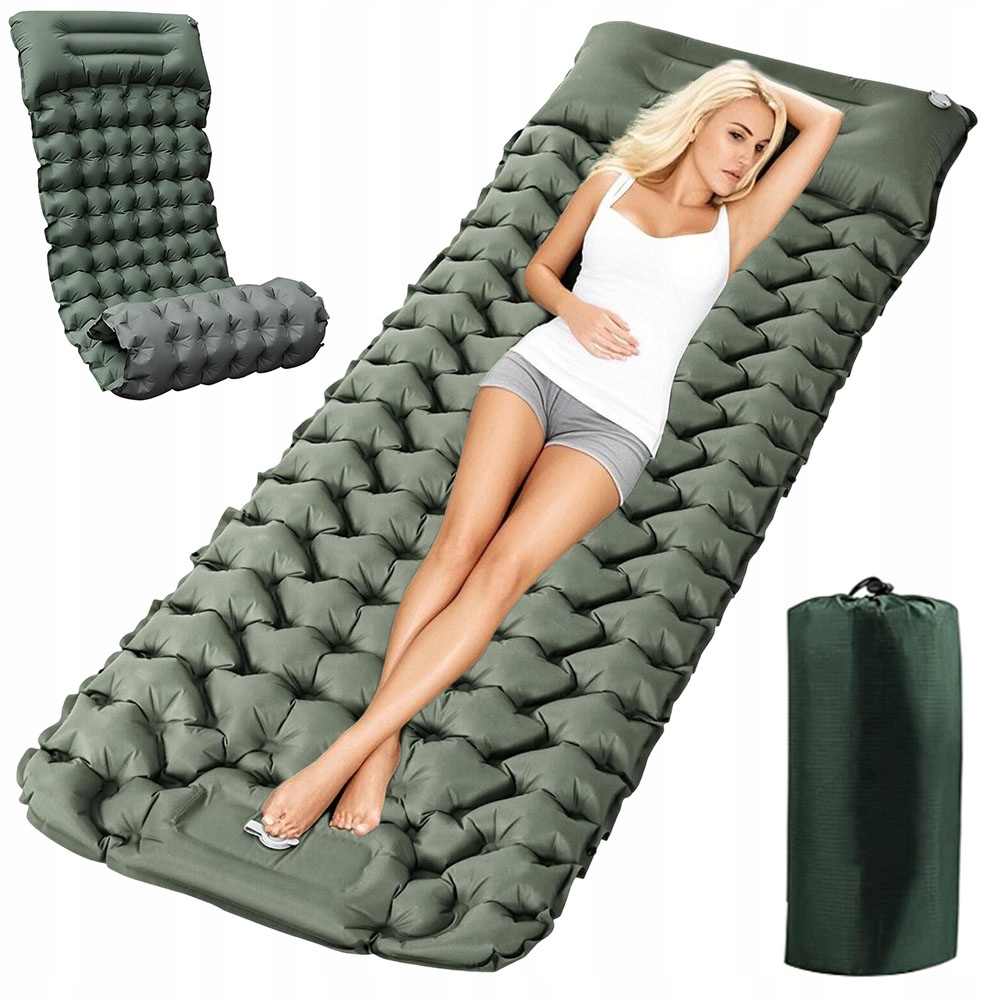 Mata Turystyczna Dmuchana Karimata Pompowana Do Spania Do Namiotu Lekka