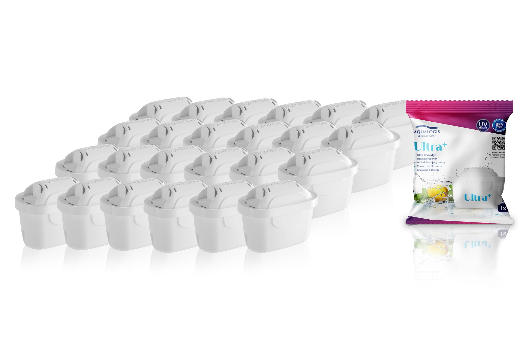 Filtry Do Dzbanka Aquaphor Zamiennik Aqualogis Ultra+ 24szt