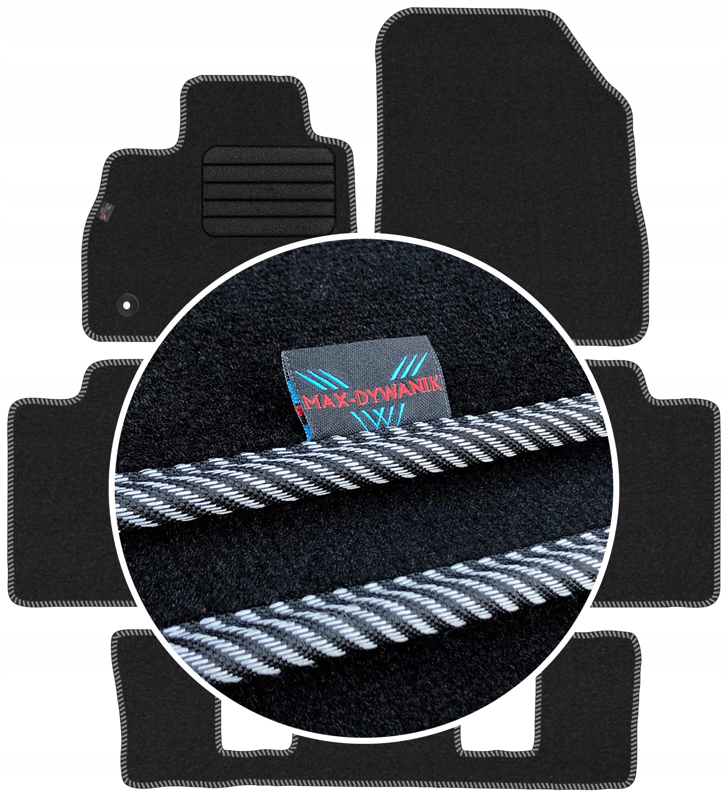 Килимки Max-Килимок велюрові 106679102400 4 el.