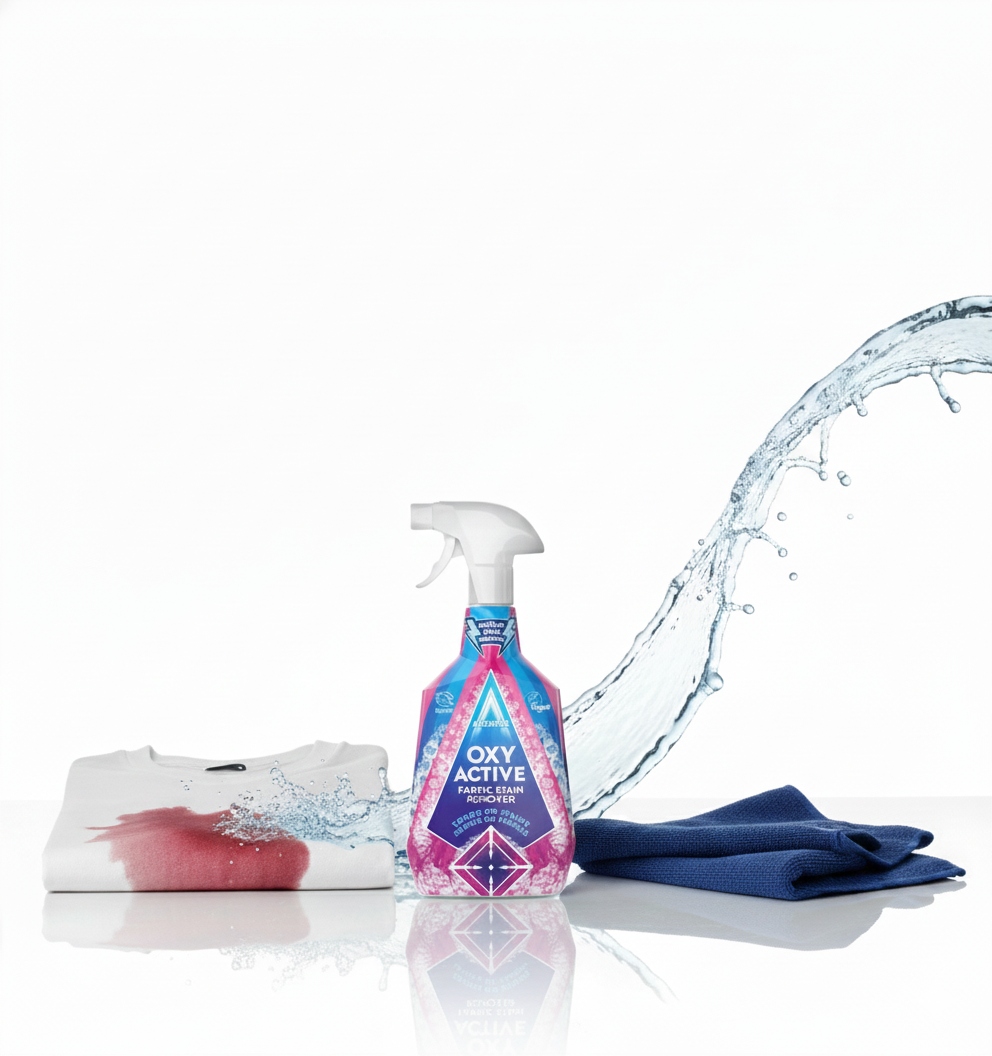 Levně Odstraňovač skvrn Astonish na tkaniny oblečení Spray Oxy Active bez namáčení 750 ml