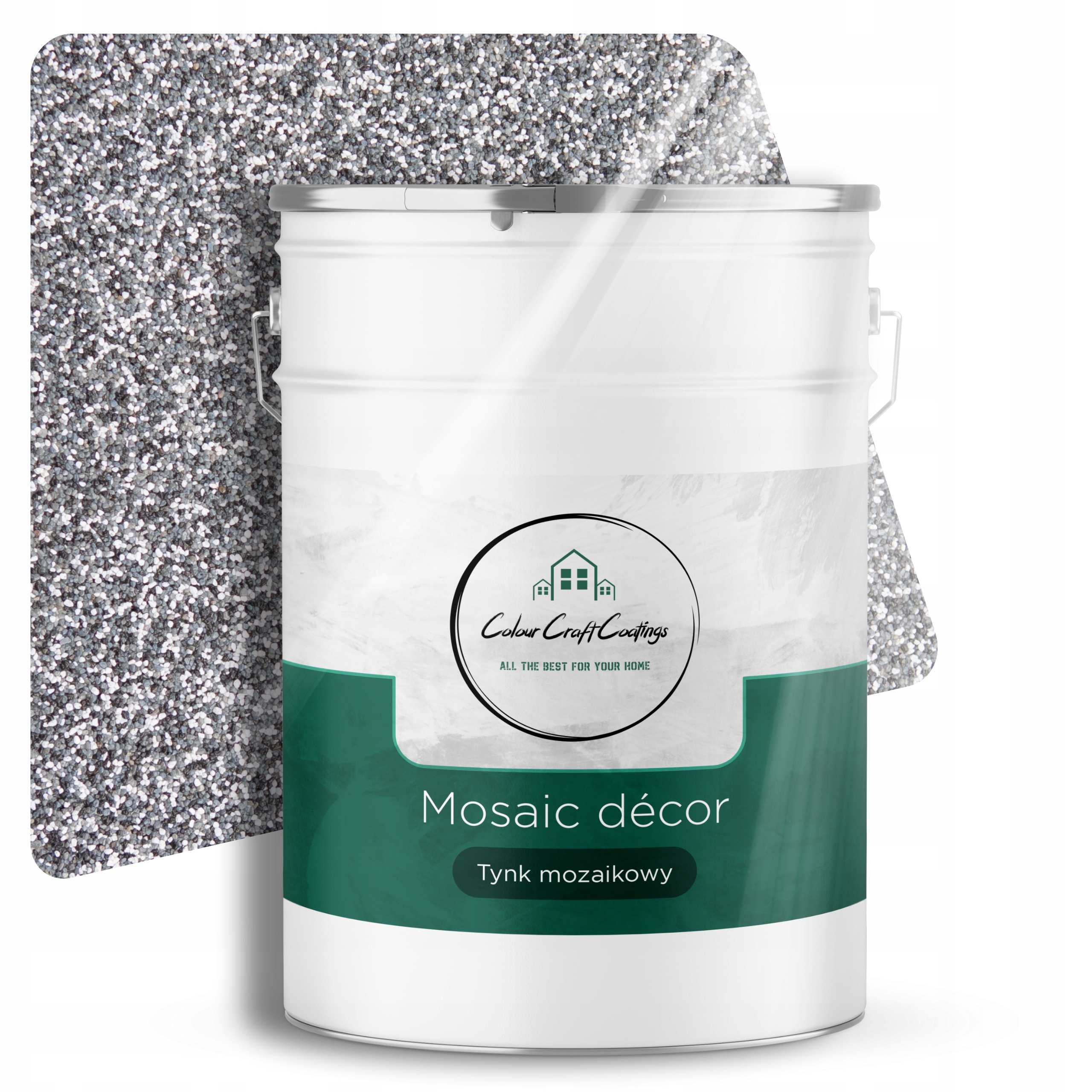 Mozaiková Omietka Mozaika Živicová Dekoračná Ozdobná Šedá M23 25Kg