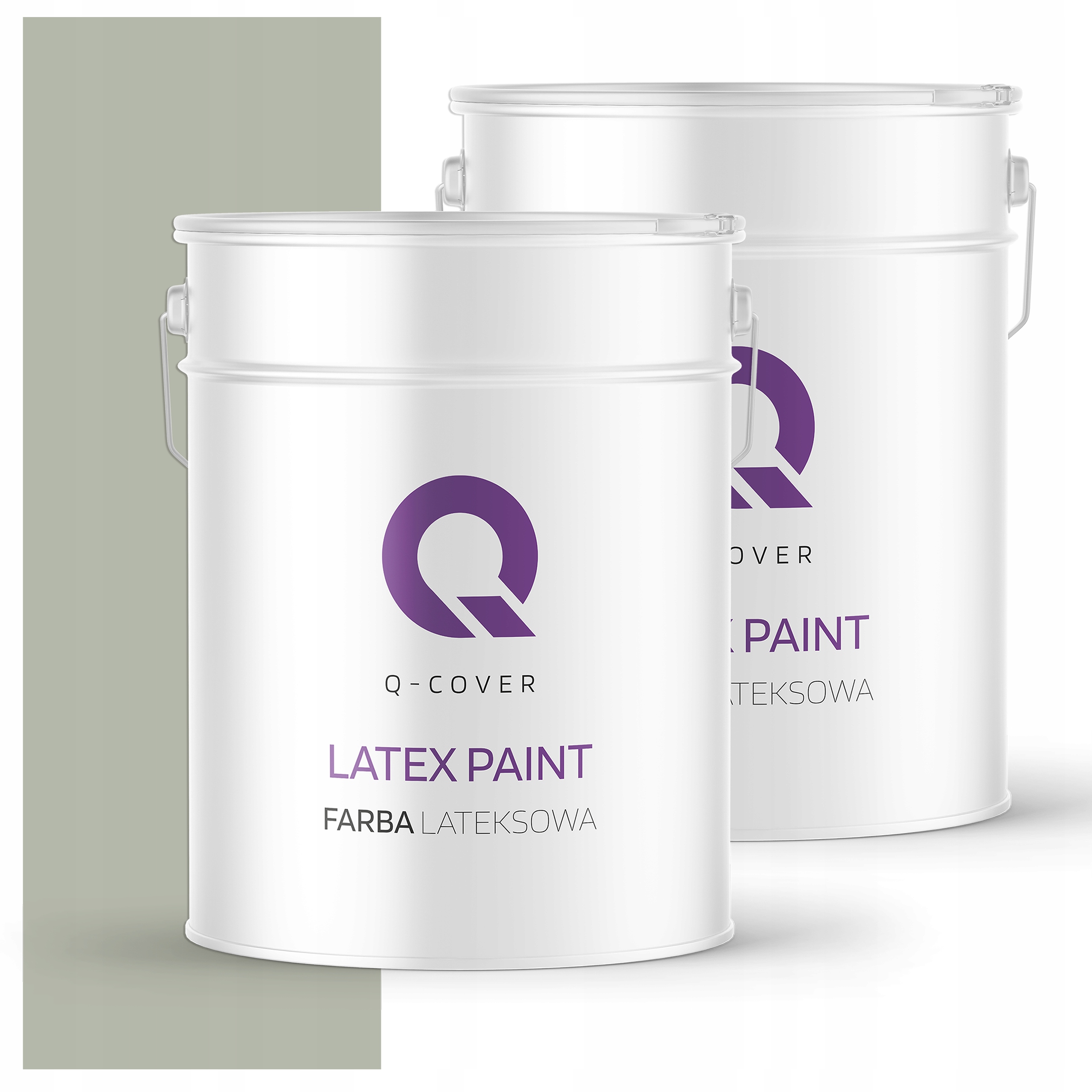 Latexová farba na interiér steny Stropy 10L Hlboká matná farba Khaki H1747