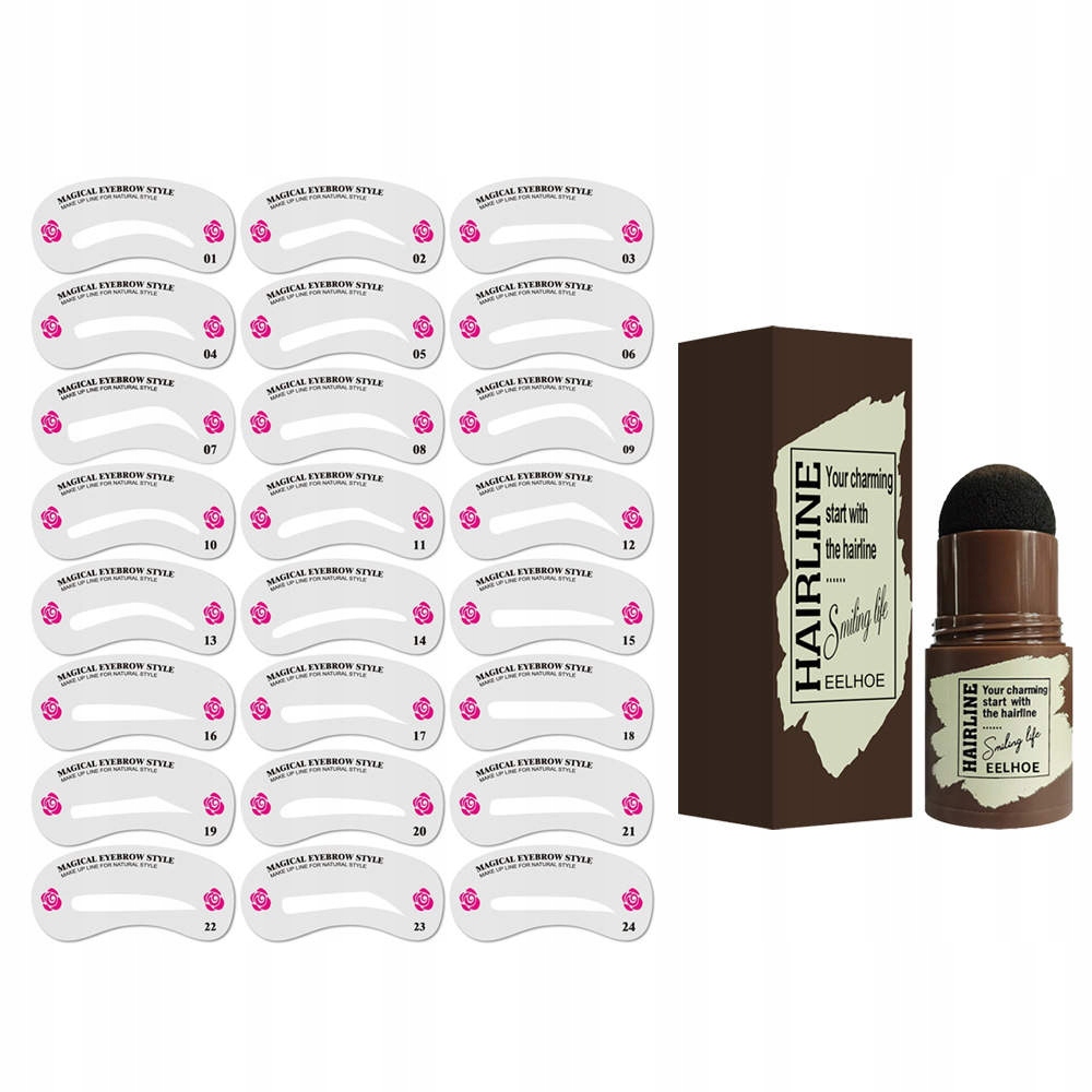 

Zestaw Stempel Do Brwi 24 Szablony