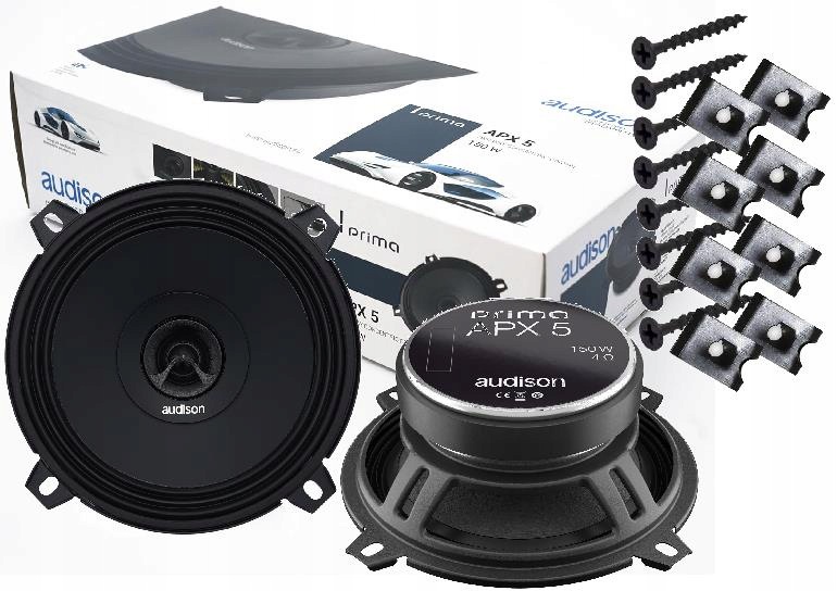Audison Prima APX5 Zestaw Głośników Współosiowych Rozmiar 13cm Moc 150W