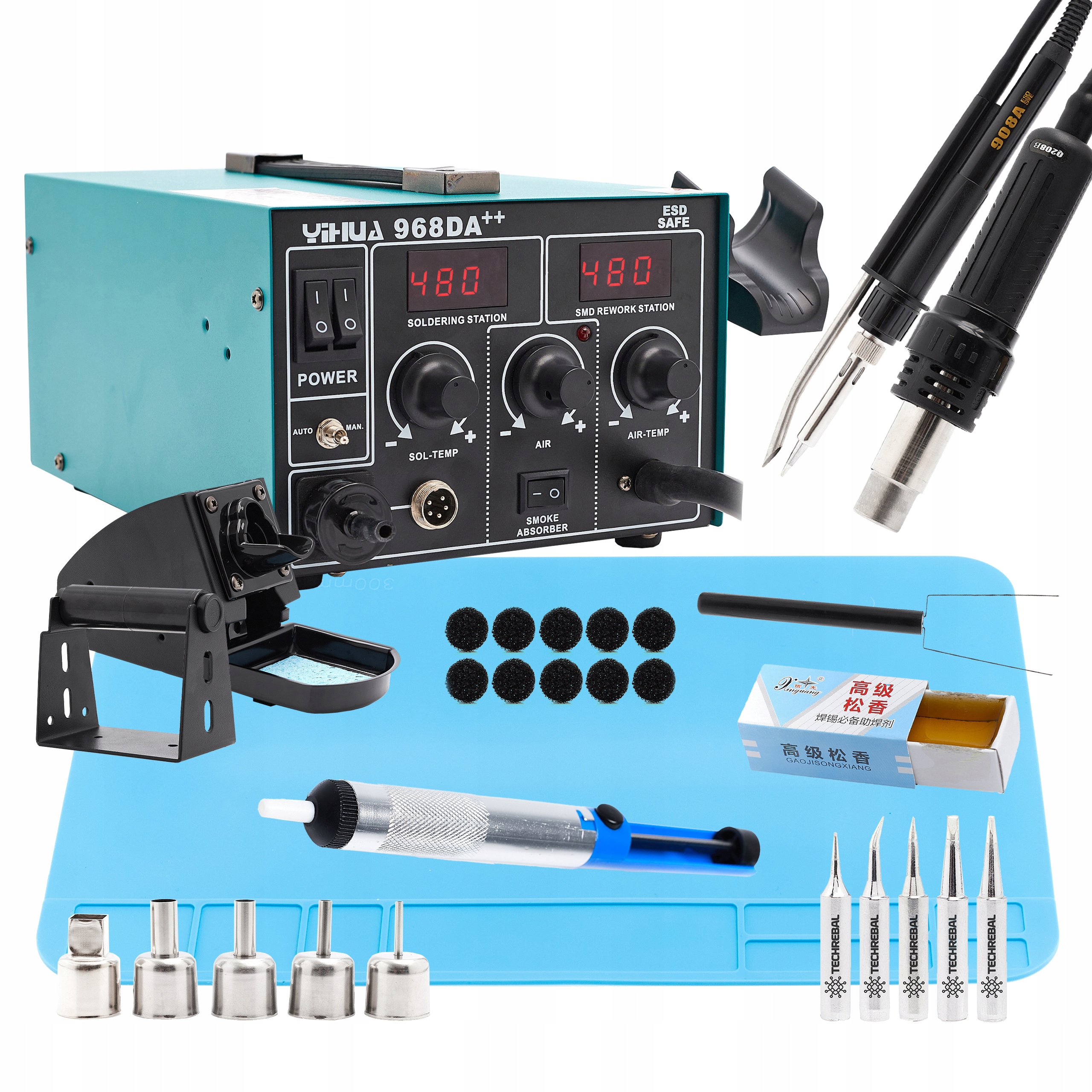 

Stacja Lutownicza 968DA++ Zestaw