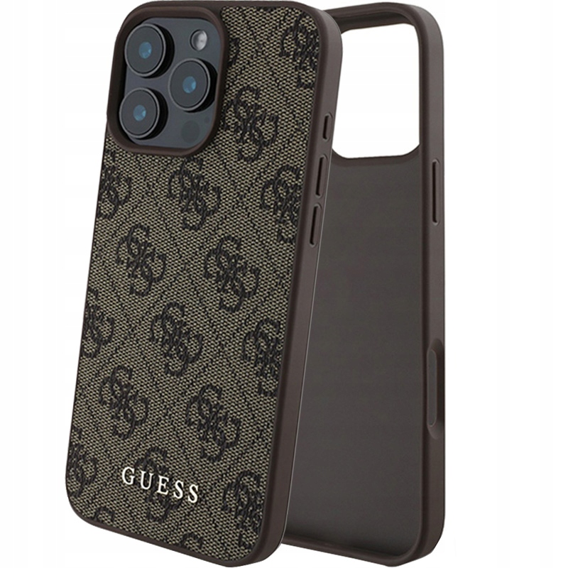 Pouzdro pro iPhone 16 Pro Max, Guess, módní obal, silný obal