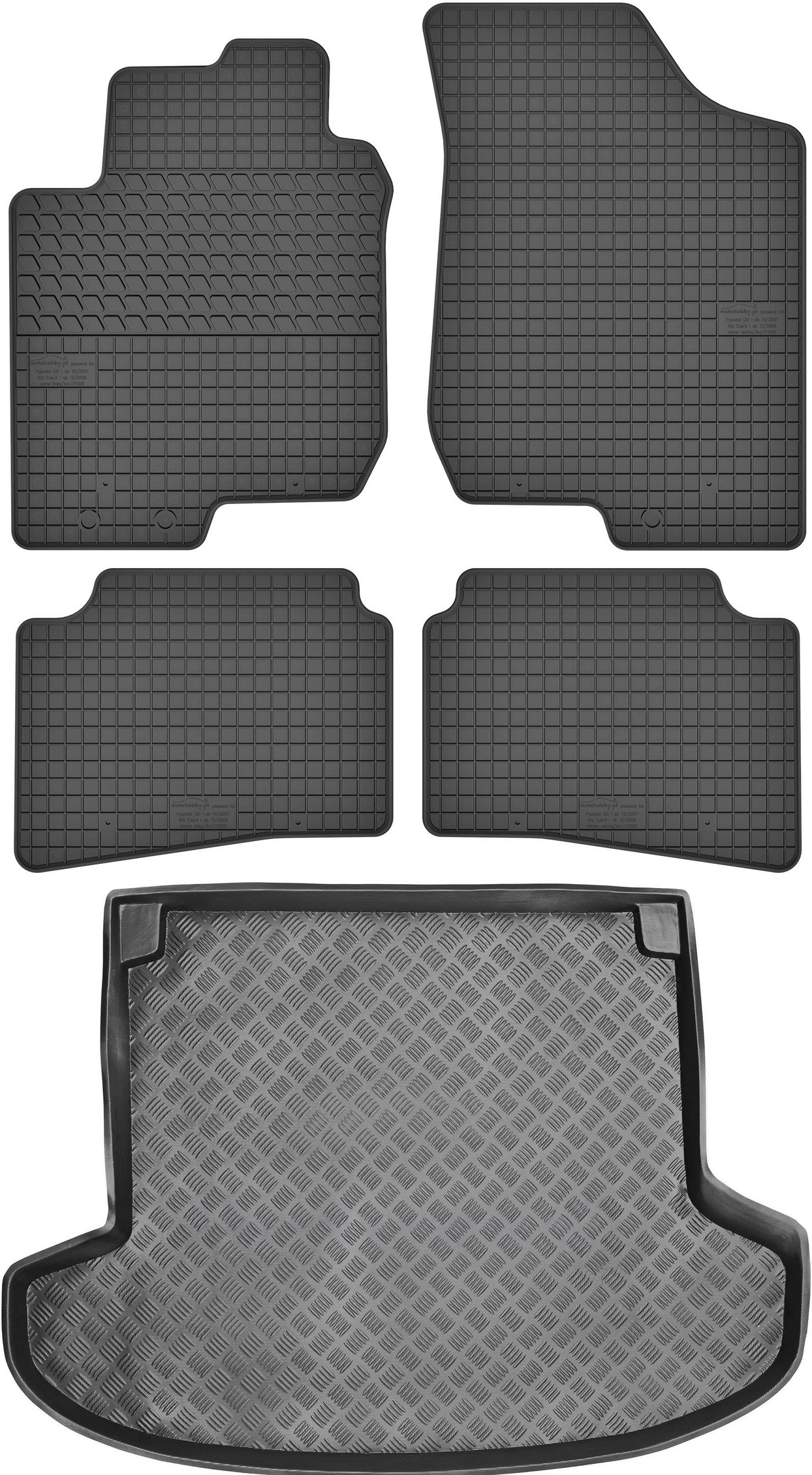 Kia Ceed I Універсал 2006-2012 Килимки + килимок