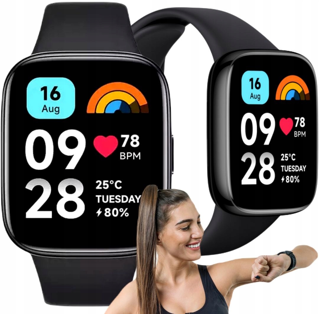 Smartwatch Xiaomi Redmi Watch 3 Active 1,83 Black