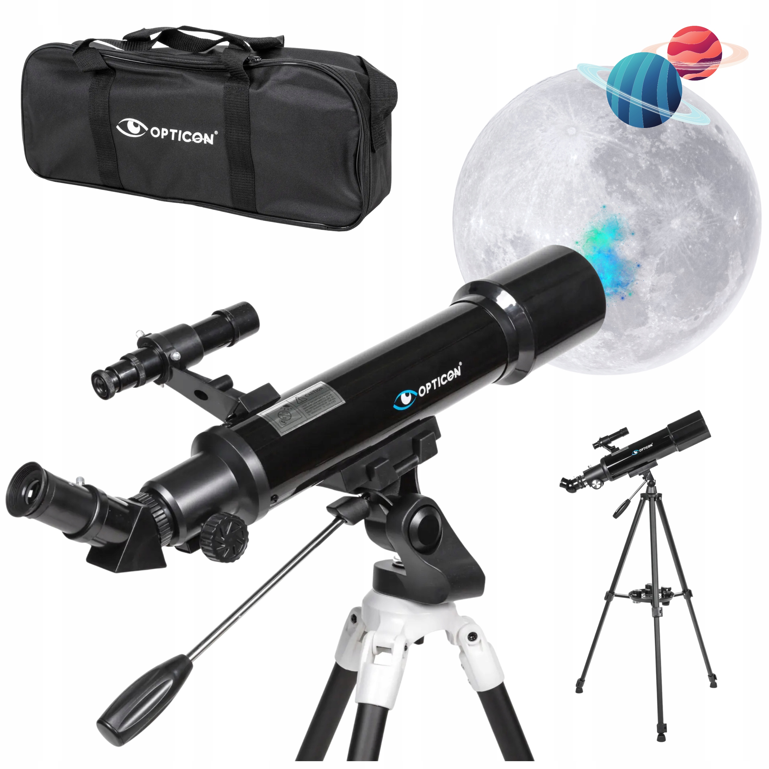 Astronomický čočkový dalekohled Opticon 90F650AZ1 příslušenství