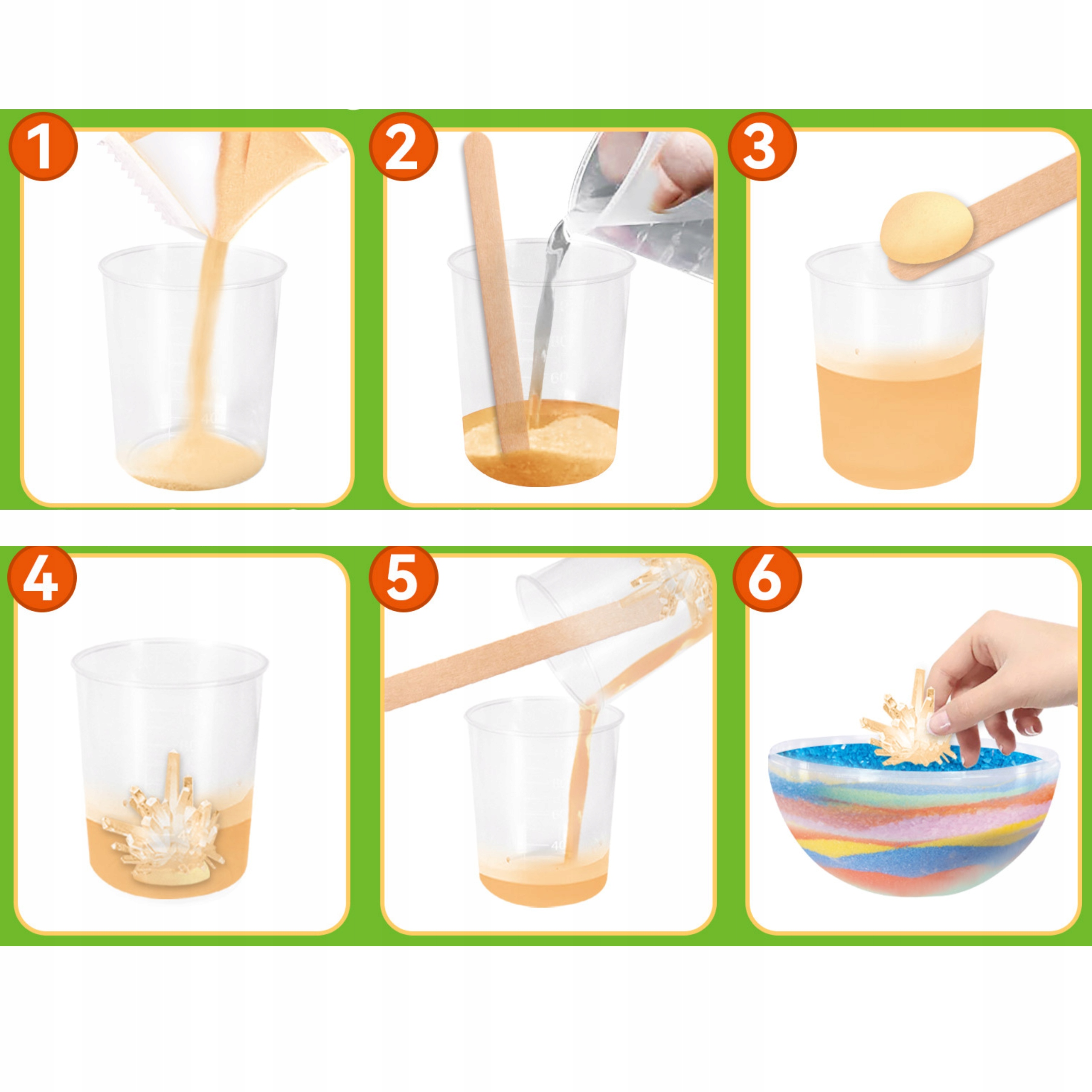 MAGICZNE TERRARIUM Rosnące Kryształy Astronauta PODŚWIETLENIE prezent 10+ Certyfikaty, opinie, atesty CE EN 71