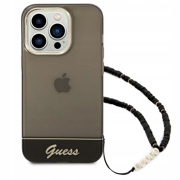 obal Guess Pouzdro pouzdro se šňůrkou zadní kryt pro iPhone 14 Pro