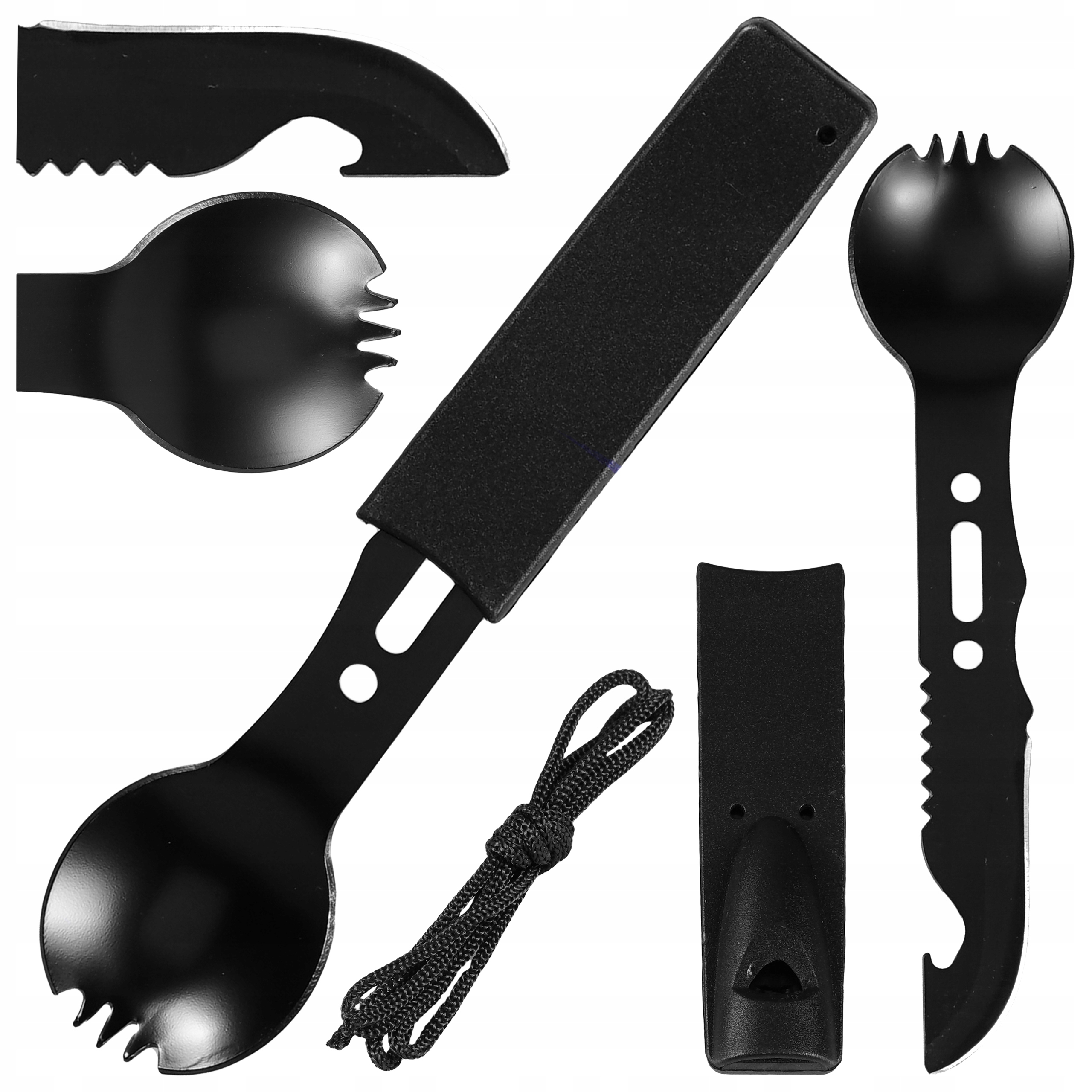 

Spork 8w1 niezbędnik stal łyżka widelec nóż