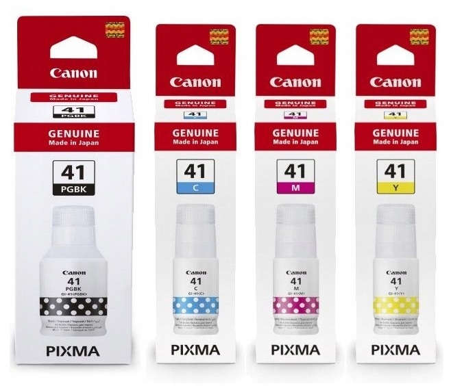 4x Tusz Canon GI-41 GI41 Pixma G1420 G2420 G2460 G3420 zestaw