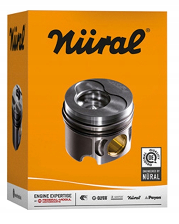 87-116100-00 - NURAL поршень с кольцами VW POLO III IV 1.4