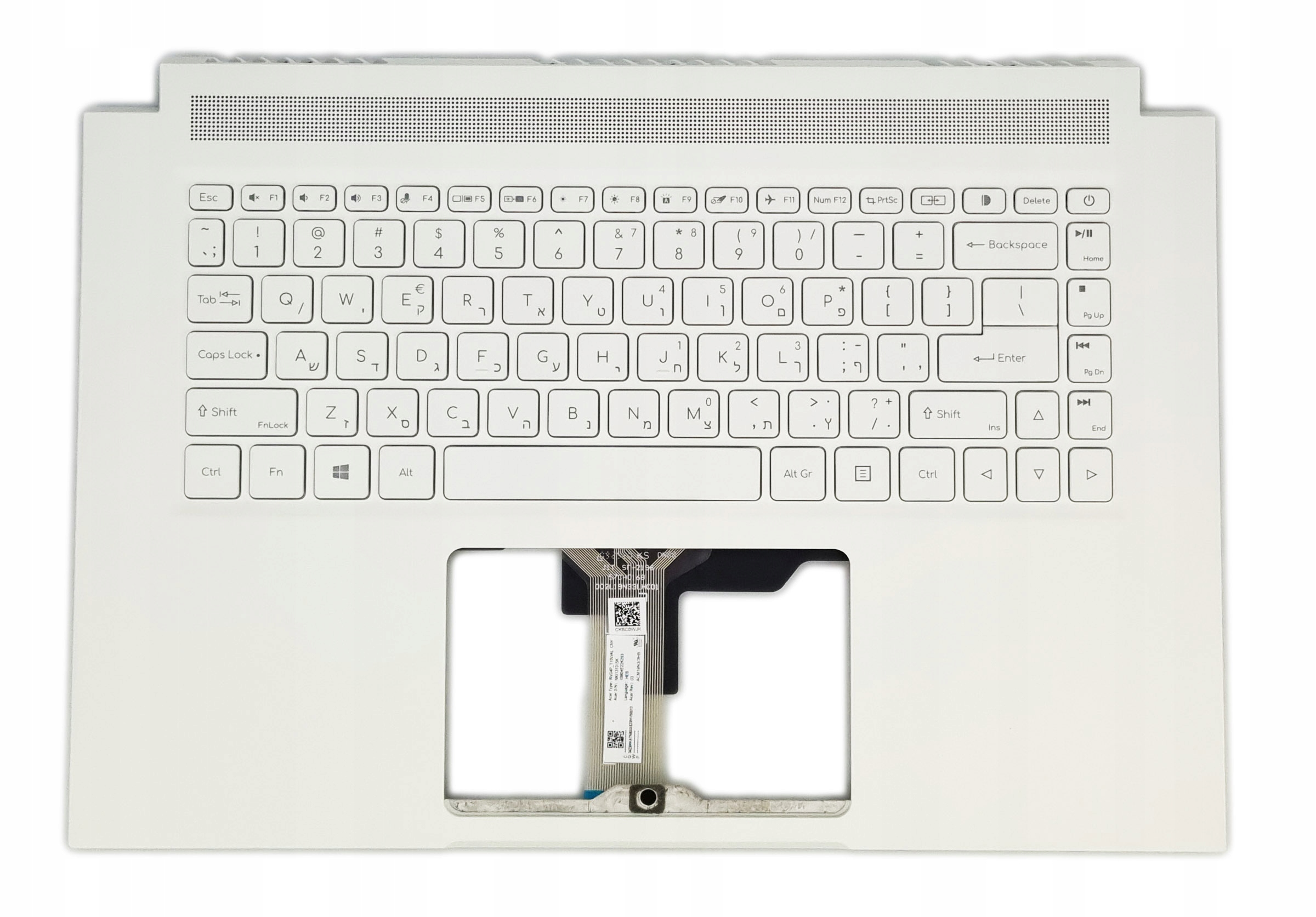 Nová Klávesnice Pro Notebook Acer Conceptd CN315-72G, Hebrejská