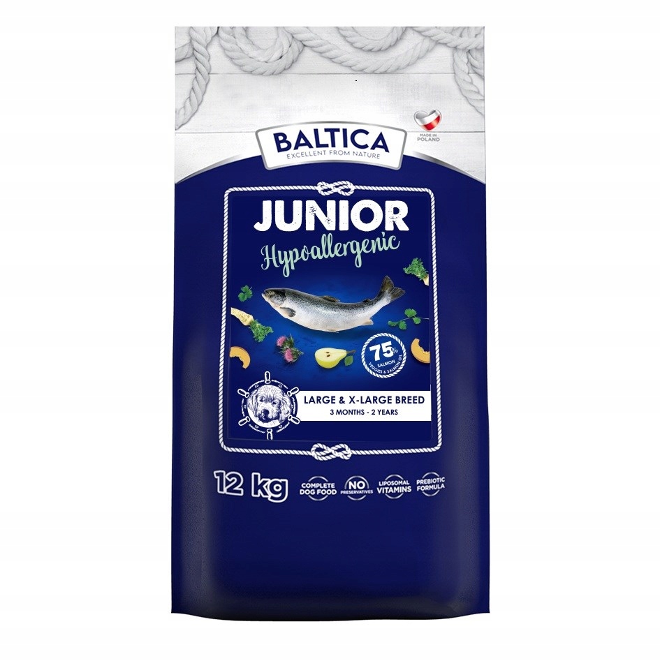 Baltica Excellent Junior Losos Hypoalergenní L XL 12kg