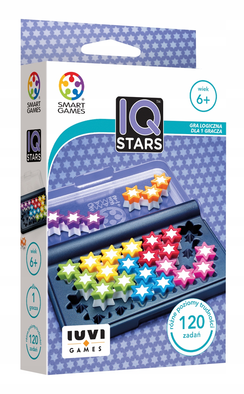 Iq Stars Iuvi Games Smart Games 120 Zadań Gra Logiczna Od 6 Lat