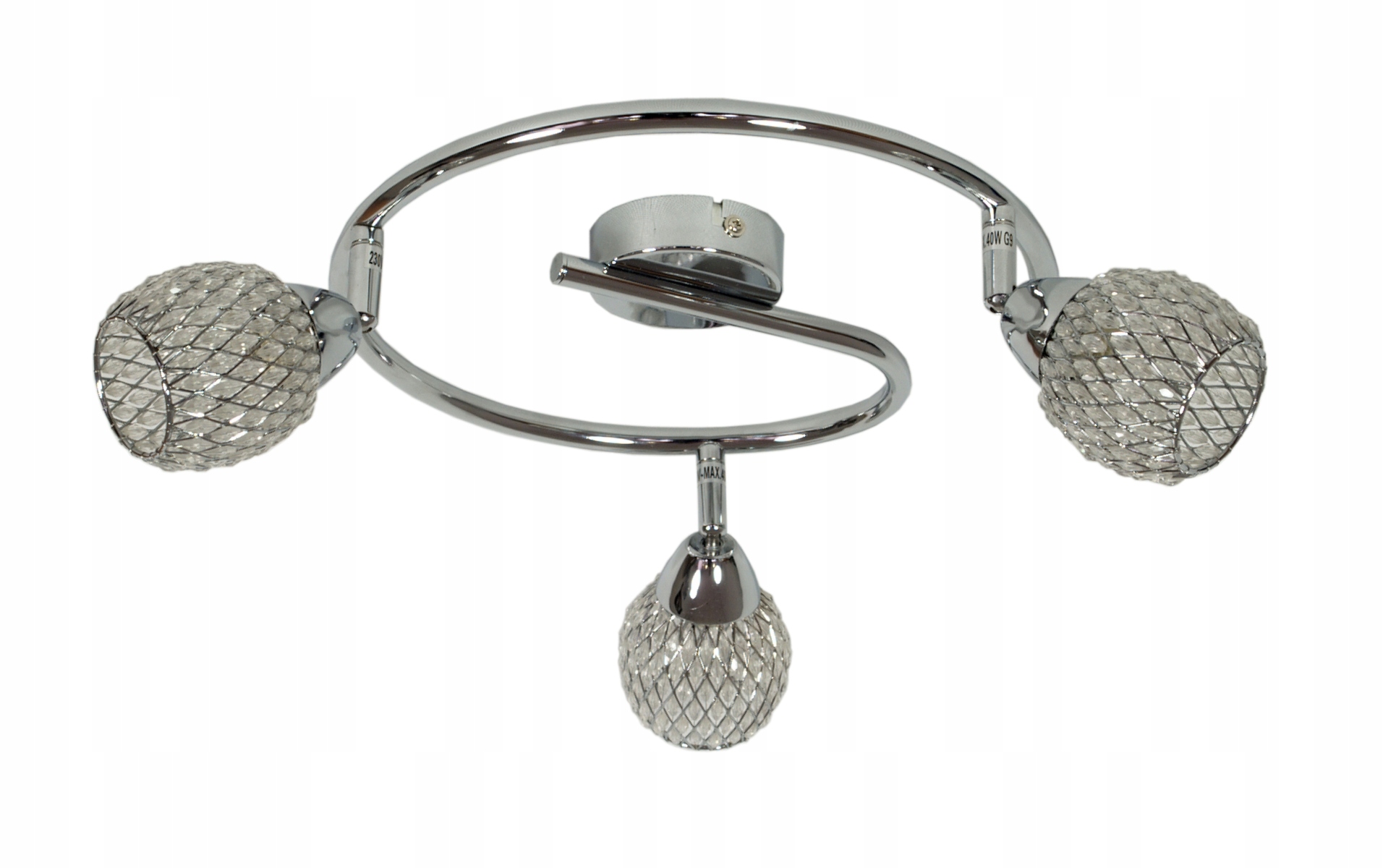 Stropné svietidlo špirálové 3XG9 40W Clear Candellux