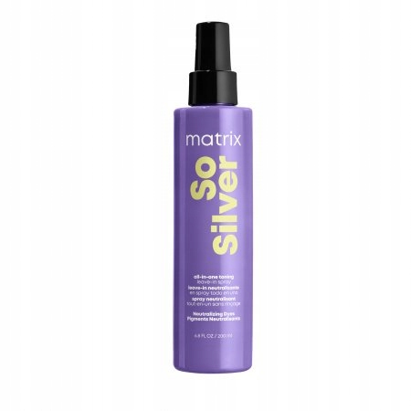 Matrix So Silver Neutralizující Sprej Pro Šedivé Blond Vlasy 200 ML