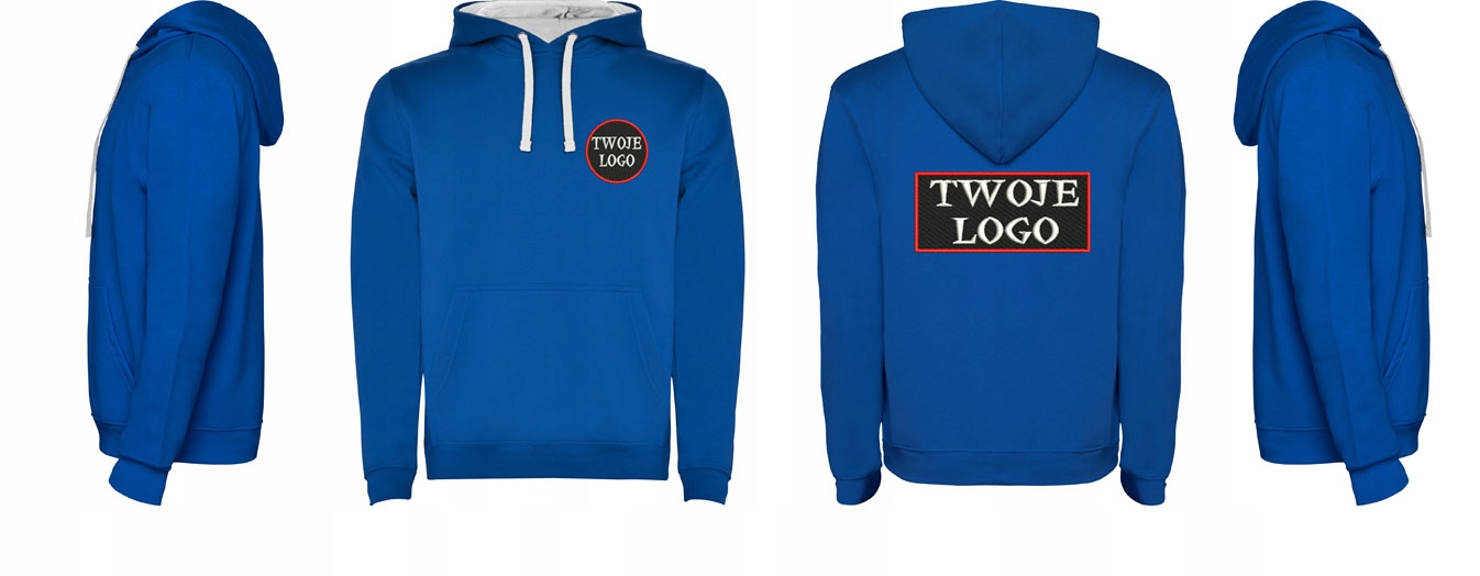 Bluza męska z haftem LOGO HAFT firma kangurka Kod producenta 1067