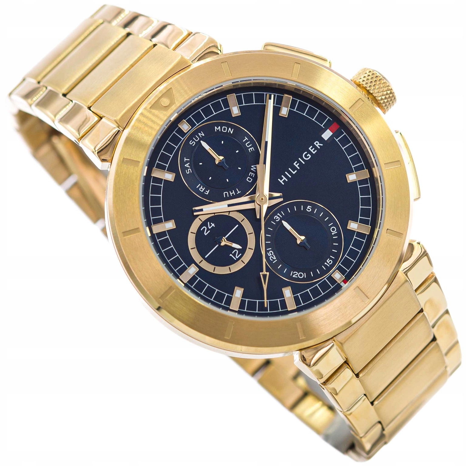Pánské Hodinky Tommy Hilfiger 1792118 Lorenzo Gold Data Casual