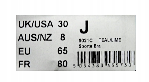 BIUSTONOSZ SPORTOWY PANACHE SPORT 5021C r. 65J Kolekcja SPORT