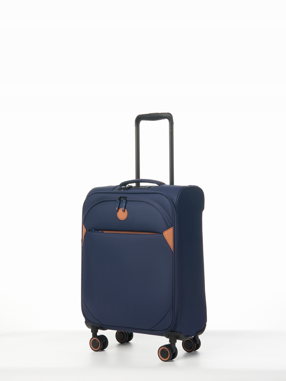 Cestovní kabinový kufr Verage Cambridge 55 cm, tmavě modrý, rozšiřitelný