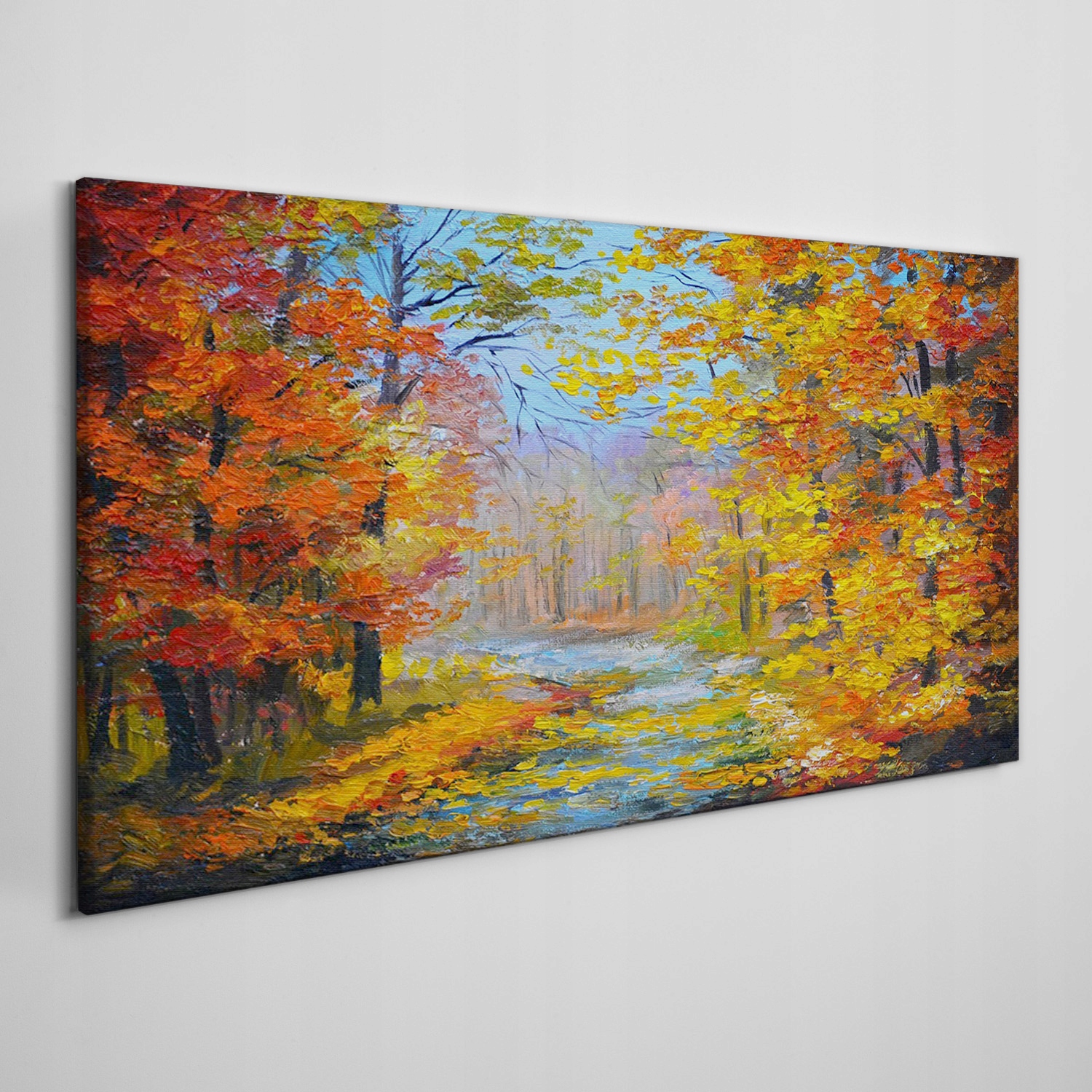 

Nowoczesny obraz na płótnie Las jesień 140x70 cm