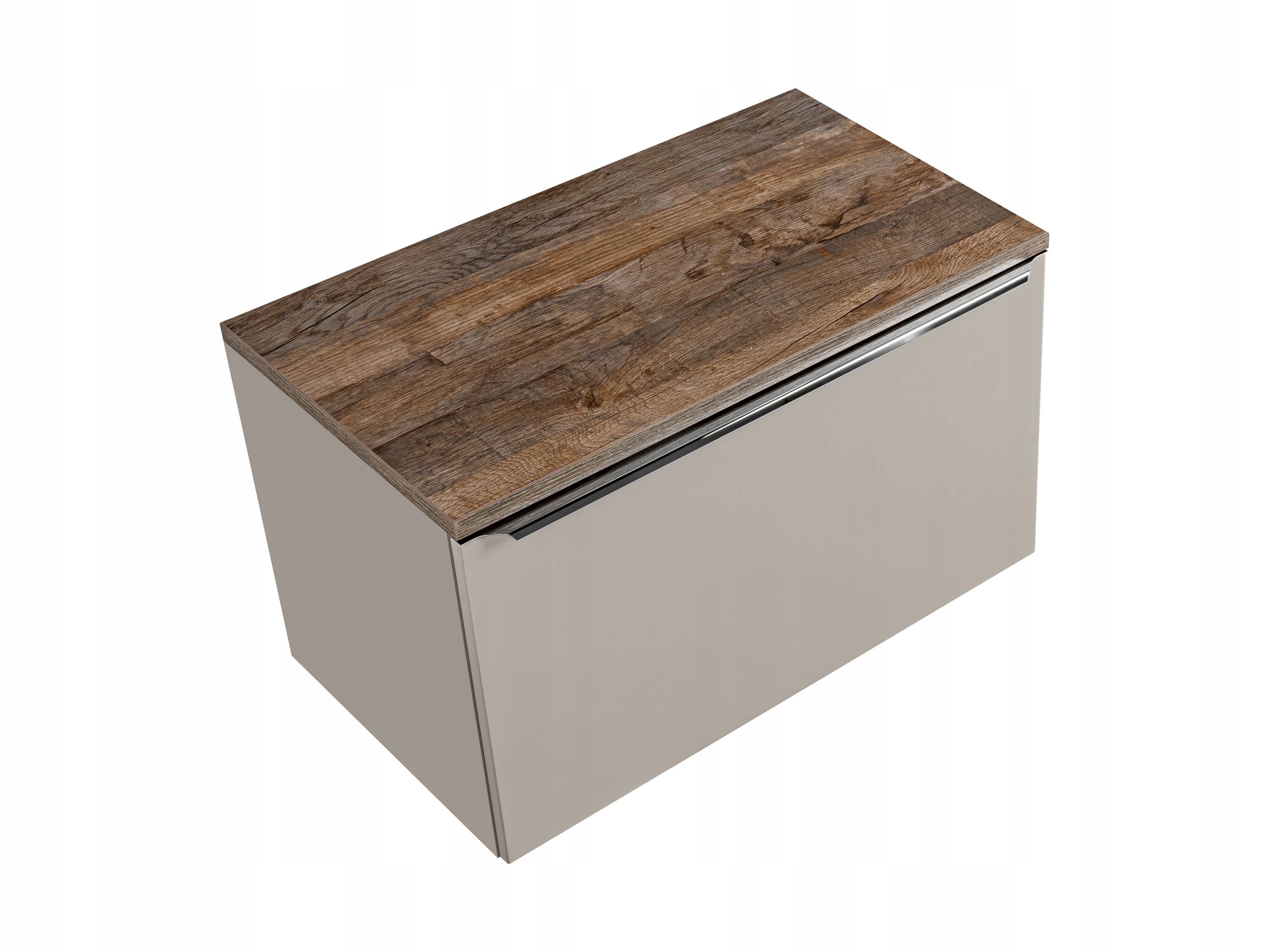 SZAFKA ŁAZIENKOWA Z BLATEM 80 CM SANTA FE TAUPE