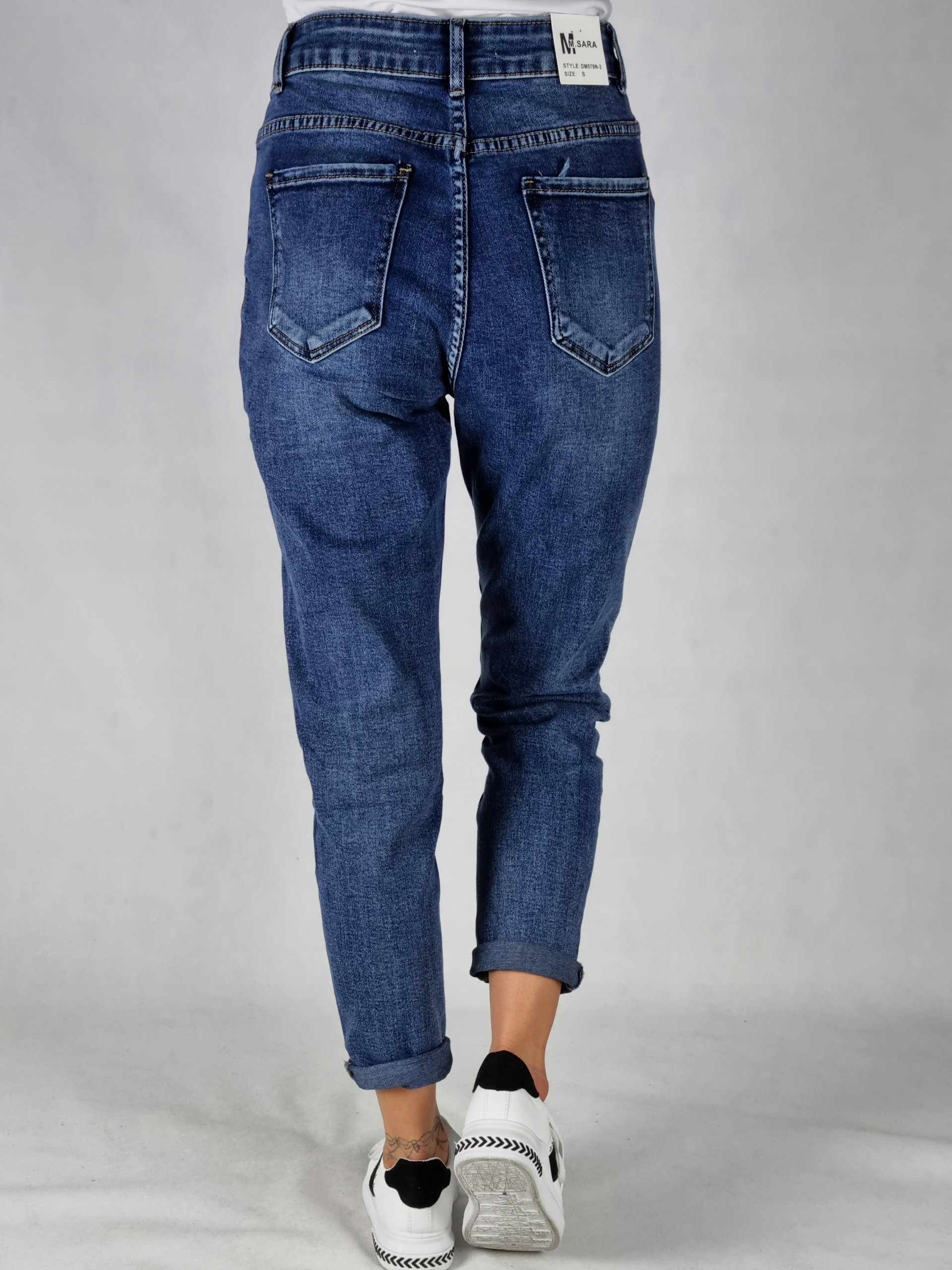 M. SARA BOYFRIEND джинсовые брюки размер M Leg Length long