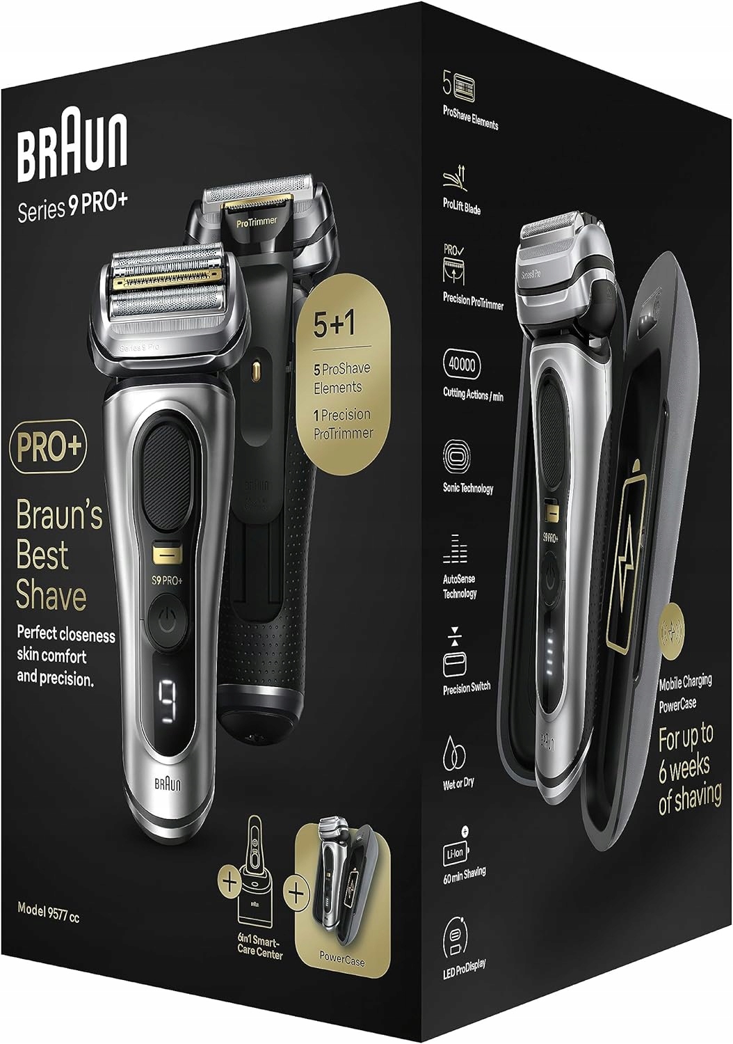 Braun 9 Pro+ 9577ccm strieborný