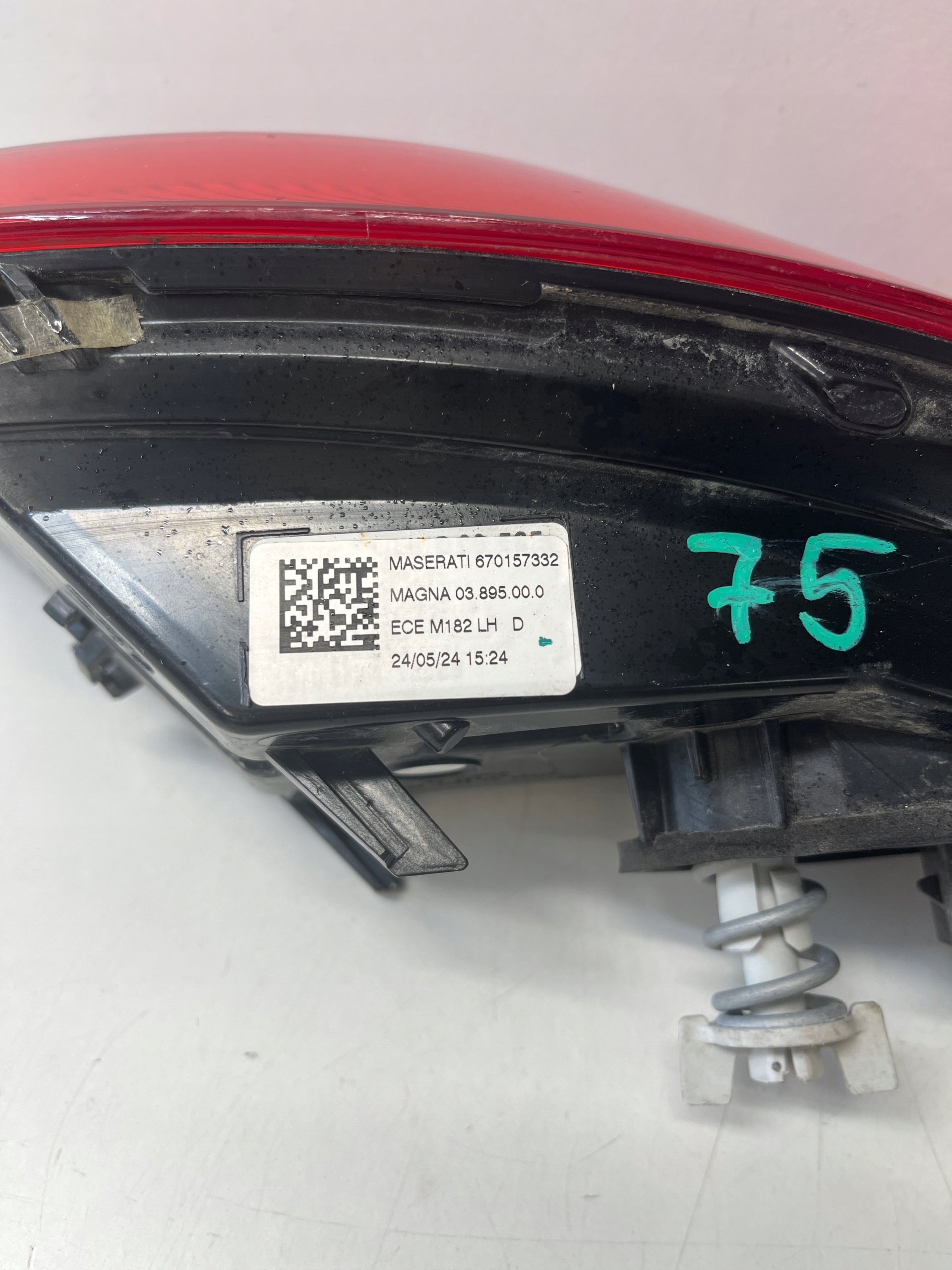 MASERATI GRECALE фонарь левый 670157332