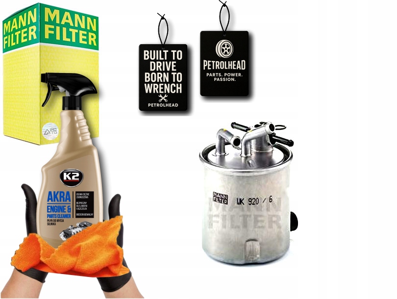 Palivový Filtr Nissan Navara Mann-filter #Petrolhead Pro+ Kit12