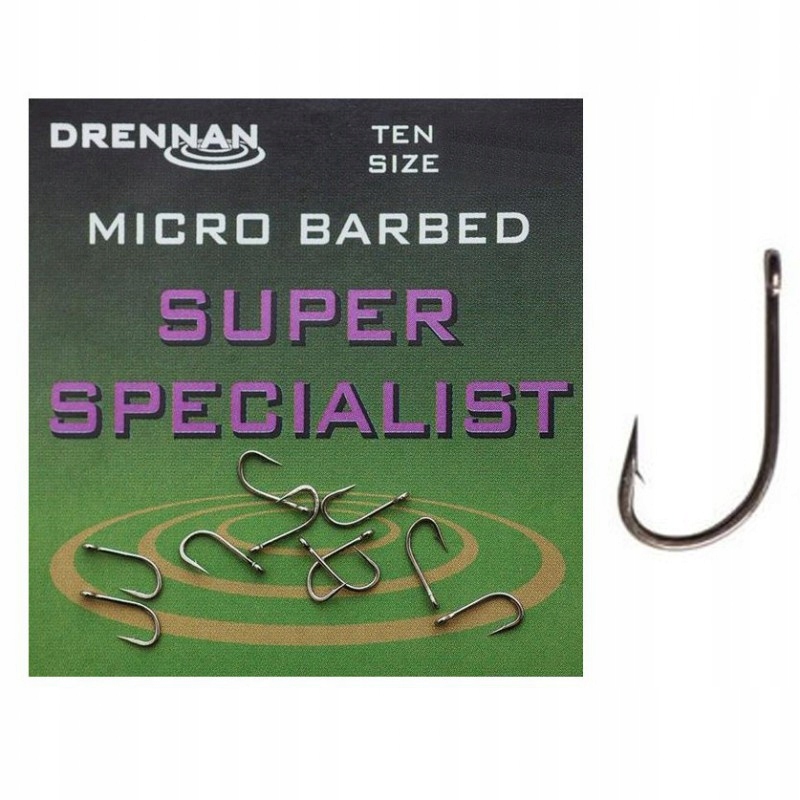 Specialist Haczyki Drennan 10szt. Nr14