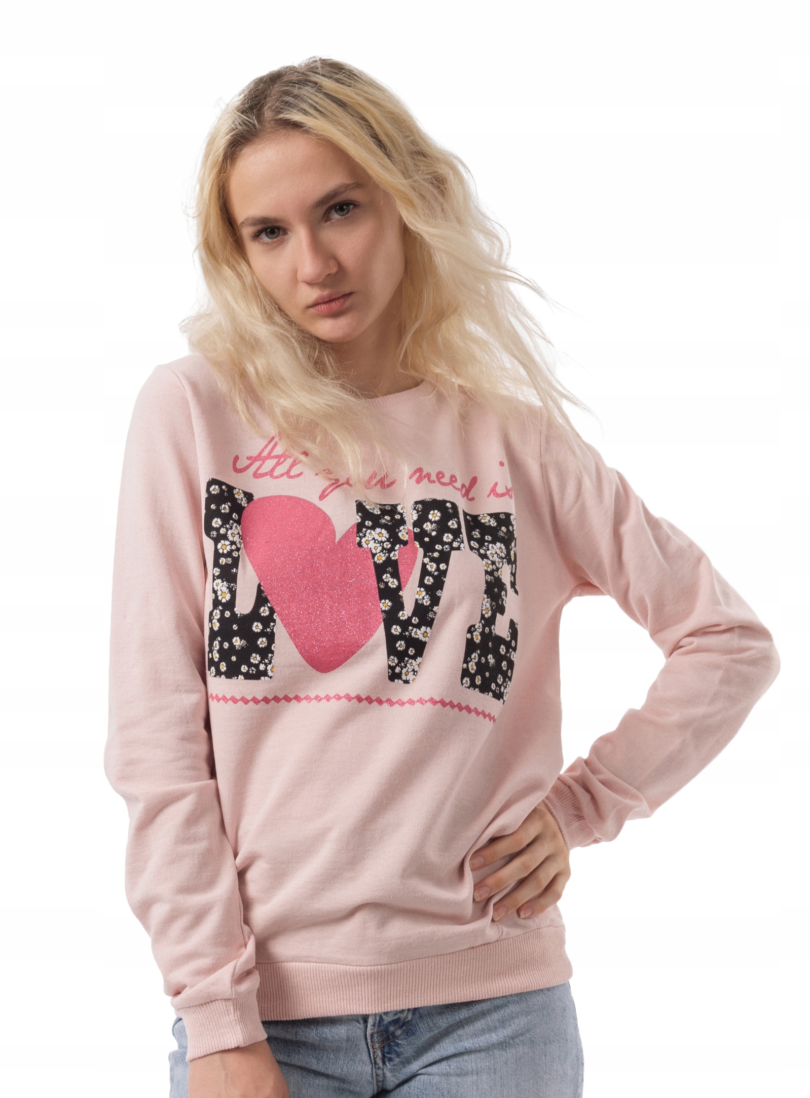 

Cienka Bluza Damska Dresowa Bawełniana 5006-04 XL