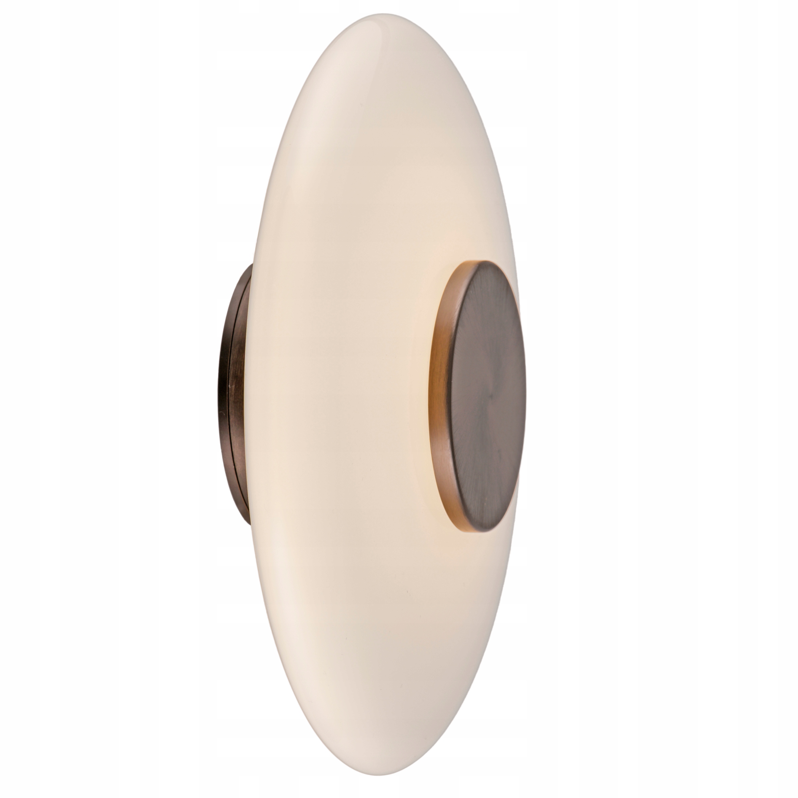 Paul Neuhaus Led nástenná/stropná lampa 11W Ø22 cm, biela, hnedá sklenená