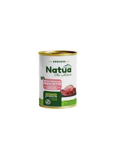 4x Natua (pes) plechovka 400 g Specific Monoprotein Ham Šunka