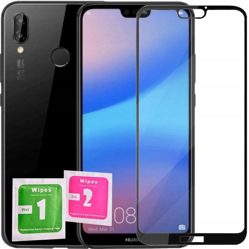 

Szkło 5D Cały Ekran Pełne Na Huawei P20 Lite