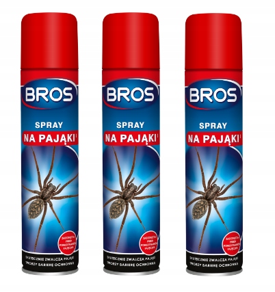 Preparat przeciw pająkom spray Bros 3x250 ml