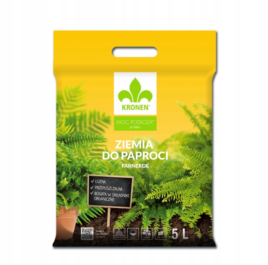 

Ziemia Kronen Paprocie 5L