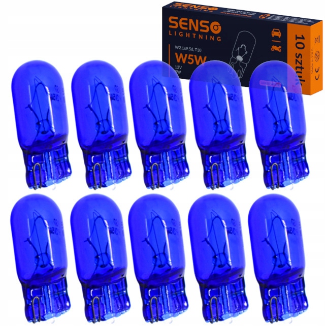 

Żarówka Senso White W5W 12V Xenon x10 sztuk