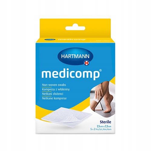 

Medicomp 7,5x7,5cmKompresy jałowe włókninowe5x2szt