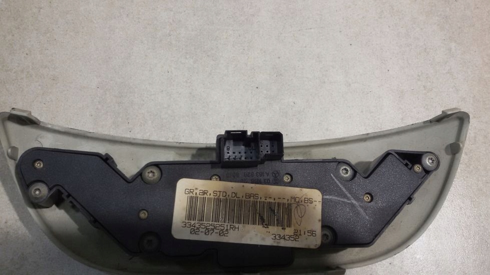 PANEL Plafoniera interna MERCEDES ML W163 A1638203610