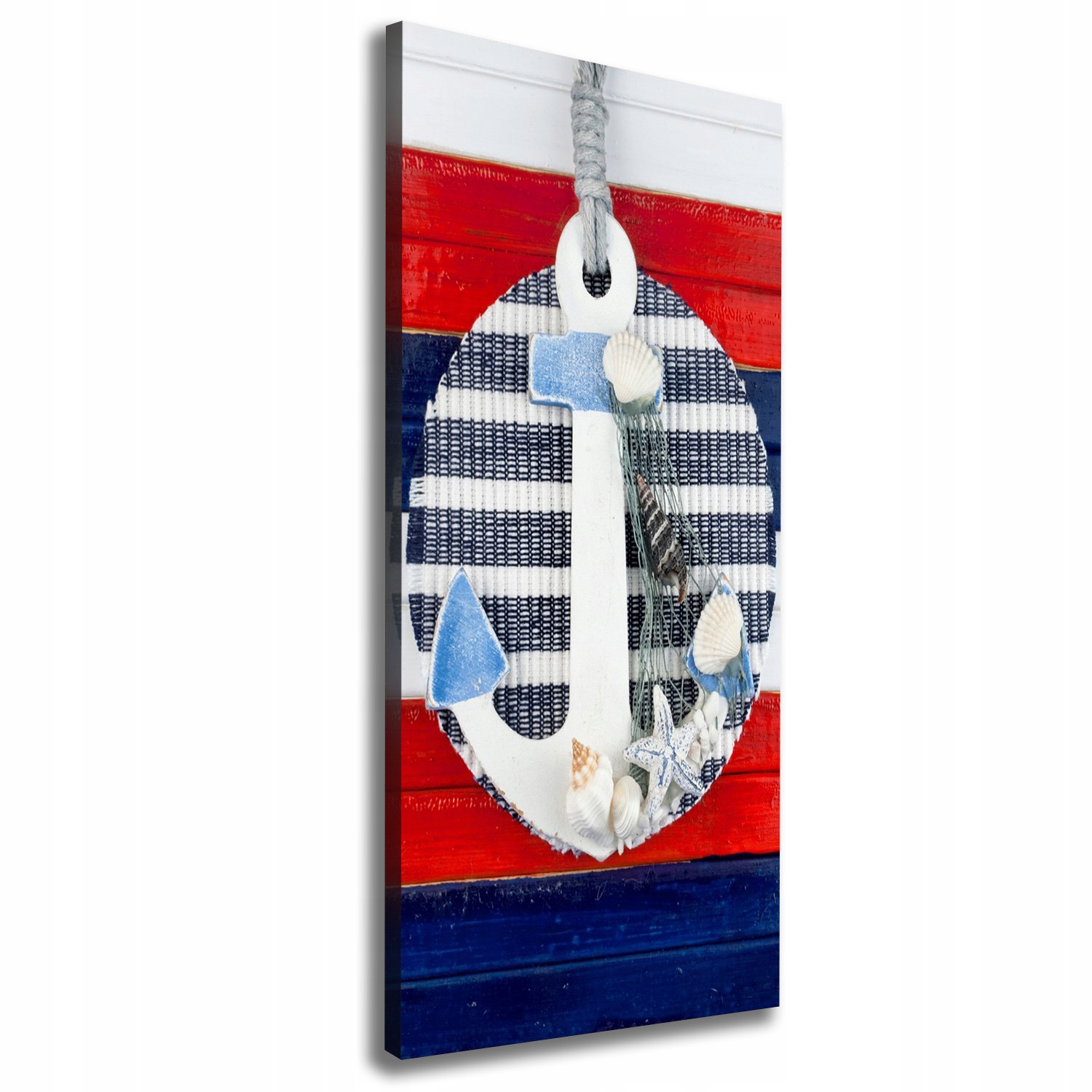 

Nowoczesny obraz canvas na ramie Kotwica 50x125 cm