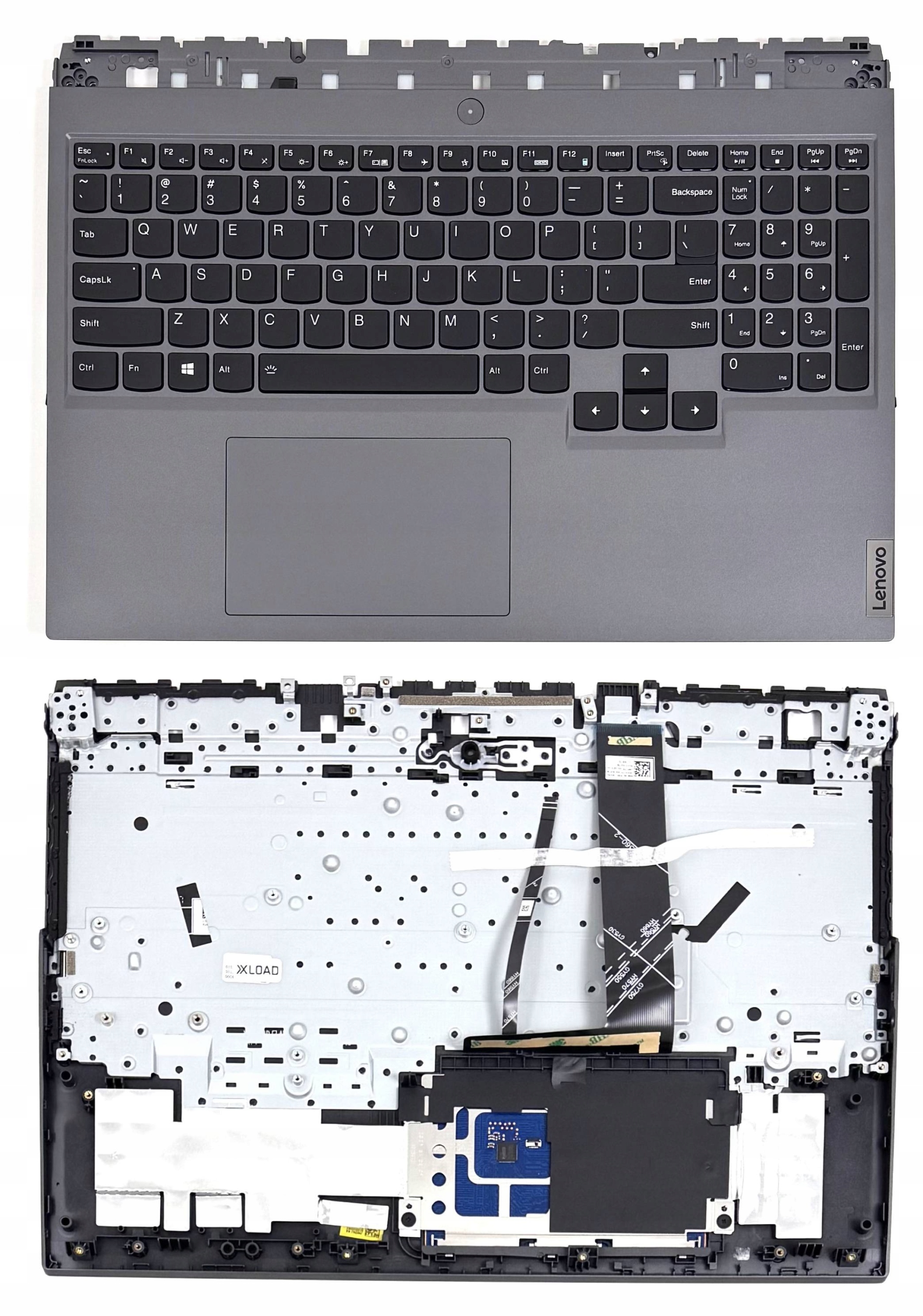 Palmrest Klávesnice Lenovo Legion 5 Pro 16ACH6H 16IAH7H 16ARH7H 5CB1D09653