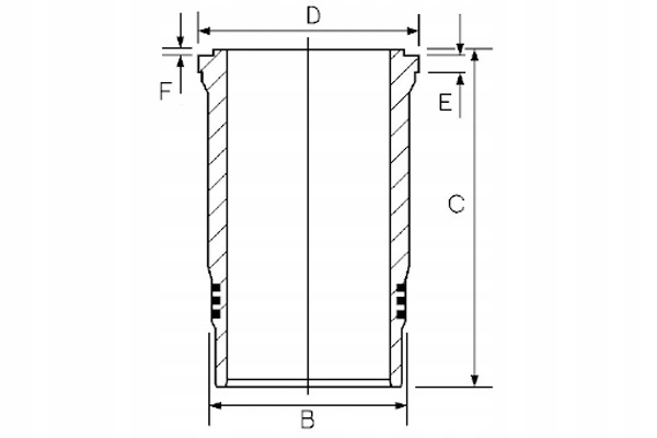 TULEJA CYLINDRA IVECO EUROSTAR EUROTECH MP STRALIS I STRALIS II Producent części Goetze
